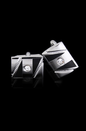 eurohomme No.CS34 silver cubic cuffs
